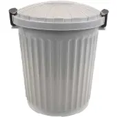 Denox Oscar 23l Trash Bin With Closure Grijs
