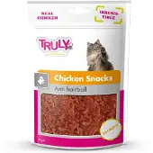 Truly 20x Cat Snacks Anti-Haarbal met Kip 50 gr
