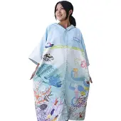 Oceanarium Napoleon With Clips Poncho Blauw