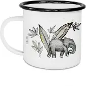 Ligarti Handgemaakte emaille mok Olifanten 300ml
