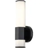 Quintiesse LED Badkamerarmatuur Facet | 12W 3000K 1080Lm 830 | IP44 | Matte Black
