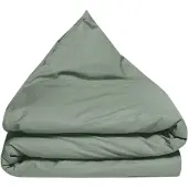 Yumeko Kinderdekbedovertrek Percal Katoen 120x150 Groen - Eco, Bio & Fairtrade