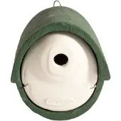 Vivara Pro Nestkast Alicante WoodStone 32 mm Groen | Houtbetonnen vogelhuisje voor o.a. koolmees | Vivara | Aanbevolen door Vogelbescherming Nederland