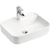 Comad Magic keramische opbouw wastafel 51x40cm wit glans