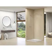 Van Rijn ST01 profielloze inloopdouche 100x200cm chroom