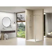 Van Rijn ST01 inloopdouche 120x200cm met 30cm draaibare zijwand chroom