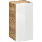 AC-DÉCO Zijschuifkastje van 35 cm breed met 1 deur, geschikt voor de badkamer - elegante wandkast