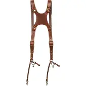 The Hantler Dual camera harness Cognac L/XL