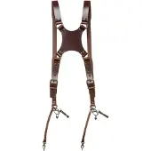 The Hantler Dual camera harness Brandy / Brass, Regular