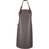 Xapron leren schort Bovine Taupe - XL (lengte 89 cm/ Breedte 70 cm)