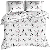 MOODIT Dekbedovertrek Odil Rachelle Lipstick-240 x 200 / 220 cm | Lits-Jumeaux