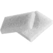 MAUS 50 stuks schuur pads dik wit - Light duty reinigingspads 150x100mm