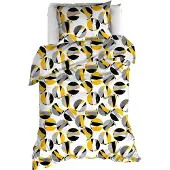 MOODIT Dekbedovertrek Odil Marble Tuscan Sun-140 x 200 / 220 cm | 1-Persoons