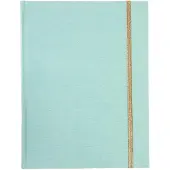 Blokker Graphique De France Dagboek Blue Suede 20 X 15 Cm Aqua