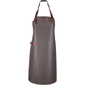 Xapron Luxe leren Schort Bovine - Taupe - Large