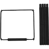 Childhome Evolu - Extra Set Lange Poten + Voetsteun - Beuken Hout - Zwart