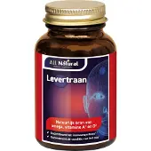 All Natural Levertraan vitamine a & d 100 capsules