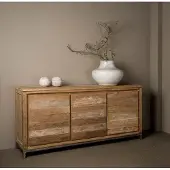 Tower Living TOFF Venetië Sideboard 3 Drs. (Naturel, 180x85x45cm)