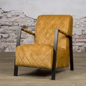 Tower Living SIDD Villa coffeechair - Yellow (Geel, 65x86x87cm)