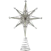 Goodwill Kerstbal-Jewel-Piek-Noordster Zilver Lengte 34 cm