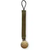Chewies & more Leather Clip Speenkoord Khaki