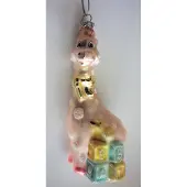 Goodwill Kerstboomhanger Giraf Baby - Roze