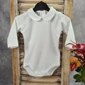 Babidu Romper 1188 wit met kraagje
