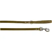 Animal Boulevard Ab30166 - Hals- En Leibanden - Hond - Ab Country Leather Leiband Olijf-16mmx130cm - Maat: 16mmx130cm - 205375