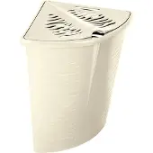 BranQ - Corners Wasmand 45L | Zebra beige | hoekwasmand | kunststof