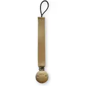 Chewies & more Leather Clip Speenkoord Sand
