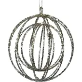 Goodwill Kerstbal Open-Draad Goud D 9 cm Voordeelaanbod per 2 stuks