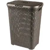 Curver Style Wasmand met deksel - 60L - Bruin