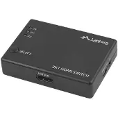 Lanberg HDMI-Schakelaar Lanberg Zwart 0,8 m