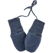 Engel Fäustlinge - Wolle - Blau Meliert - - 0-1 Jahre (50-80) - Handschuhe/Fäustlinge