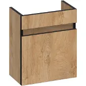 Brauer Joy Edge Fonteinonderkast MFC - Forest Tan - Linksdraaiend - Wastafels - Fonteinen - Fonteinonderkasten - 8720359377845