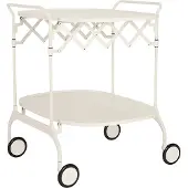 Kartell Gastone Inklapbare Trolley - Gelakt Stalen Frame White|White