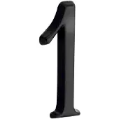 Artitec Mi Satori Huisnummer Roman 50mm-1 mat zwart