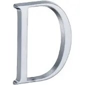 Artitec Mi Satori Huisletter Roman 50mm-D mat chroom