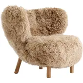 &tradition Little Petra VB1 fauteuil Geoliede eiken-Sheepskin honey