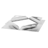 Höfats Kandelaar Square Candle Zilver (Set van 4)