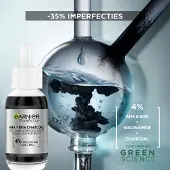 Garnier 3x Skinactive Pure Active Charcoal Anti-onzuiverheden Serum 30 Ml