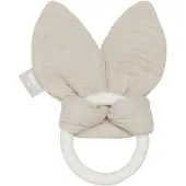 Jollein Bijtring Siliconen Bunny Ears - Nougat