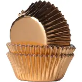 House of Marie - mini baking cups - foil goud