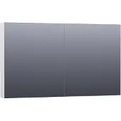 Brauer Impress Spiegelkast 120x70cm - Hoogglans Wit - Spiegels - Spiegelkasten - 8720359344861