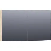 Brauer Impress spiegelkast - 120x70x15cm - zonder verlichting - 2 dubbelzijdige spiegeldeuren - Forest Wheat SK-IM120FW
