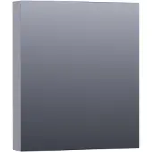 Brauer Impress Spiegelkast 60x70cm - Mat Grijs - Linksdraaiend - Spiegels - Spiegelkasten - 8720359345530