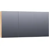 Brauer Impress Spiegelkast 140x70cm - Forest Tan - Spiegels - Spiegelkasten - 8720359345219
