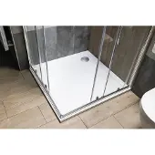 Aqualine Tecmi vierkante douchebak 80x80cm wit