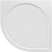 Gelco Arca kwartronde douchebak 90x90cm wit