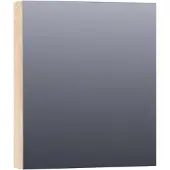 Brauer Impress Spiegelkast 59x70cm MFC 1 Deur - Linksdraaiend - Forest Wheat - Spiegels, Spiegelkasten - 8720359345691